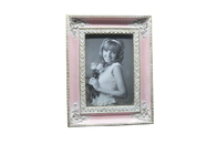 Flower Ornament Champagne Resin Photo Frame With Die - Mould Handpainting